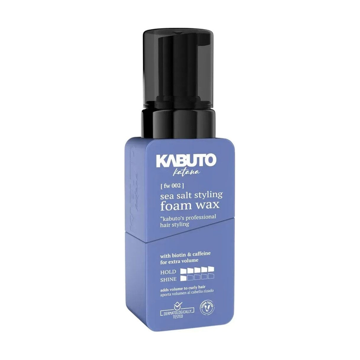 Чоловіча пінка для укладання волосся Kabuto Katana Sea Salt Styling Foam Wax Гнучка фіксація, 250 мл
